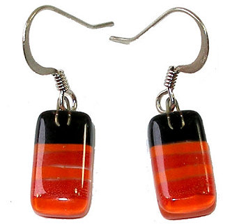 Glass earrings