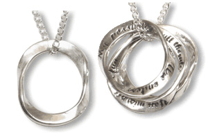 affirmation circle jewelry